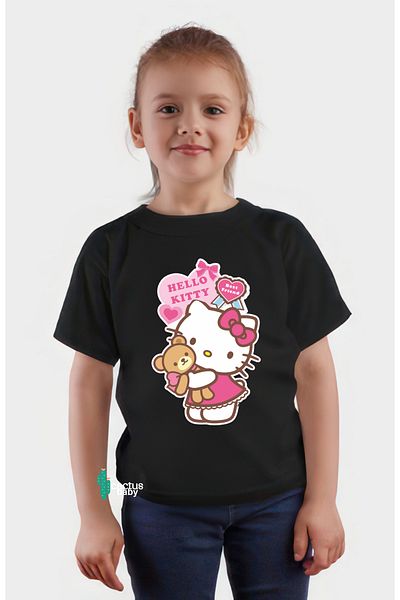 CACTUS COLLECTION CACTUS BABY HELLO KITY 1 TRICOU DE VARĂ IMPRIMAT