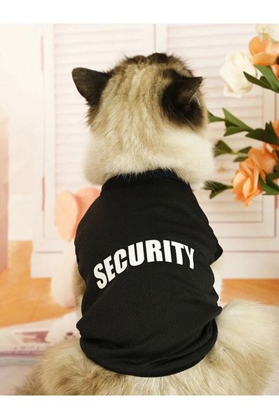 Machetta Cat Dog Security Printed T-shirt