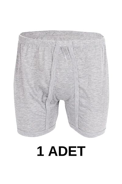 marufshop 1 τεμάχιο ανδρικό 100% βαμβάκι Αργεντινής χτενισμένο βαμβακερό μπόξερ γκρι (65 κιλά-115 κιλά)