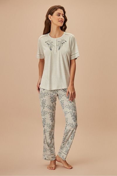 SUWEN Young Mother Pajama Set