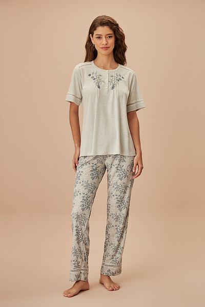 SUWEN Young Mother Pajama Set