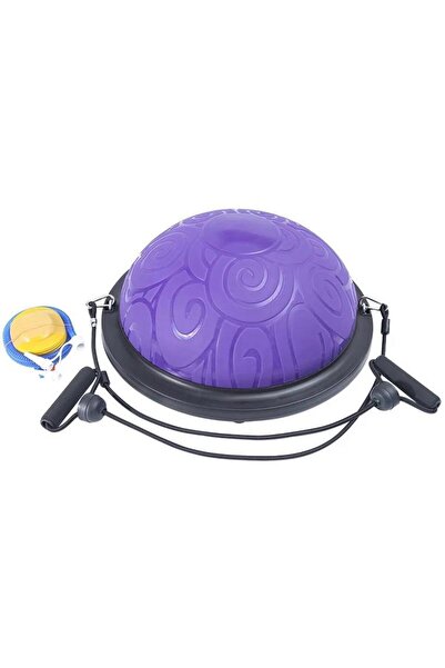 Leyaton Uluslararası Standart Ebatlarda 62 Cm Çap Bosu Ball Bosu Topu Pilates...