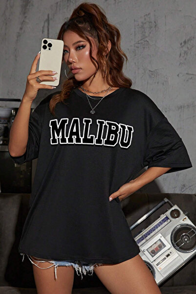 Trend Sizde Tricou unisex cu design imprimat Malibu