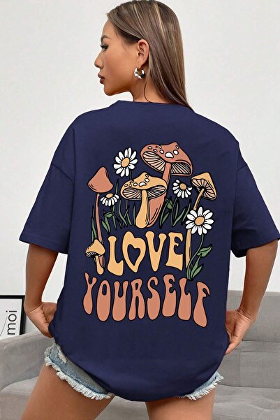 Trend Sizde Tricou unisex Love Yourself imprimat pe spate