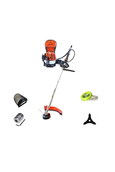 ANTRAC ANT 520R Sırt Tipi Motorlu Tırpan + Örümcek Başlık+ Parça Misina + Kor...