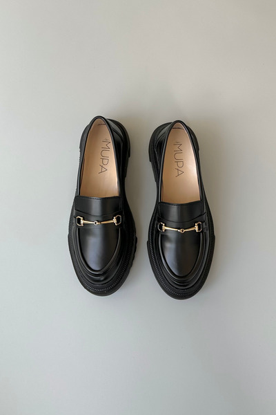 Mupa Shoes Жіночі лофери ЧОРНІ