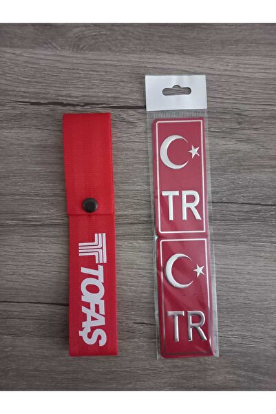 Compax Tofaş Uyumlu Kırmızı Renk Yüksek Kalite Tampon Dili & Çeki Ipi ve Tr P...