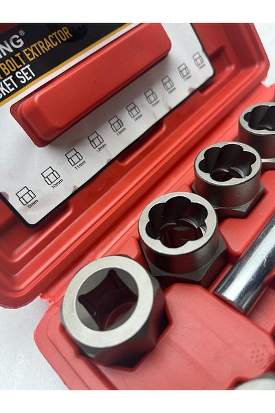 ÜLKÜ HIRDAVAT Licking Bolt Removal Set 1/2 11 Pieces