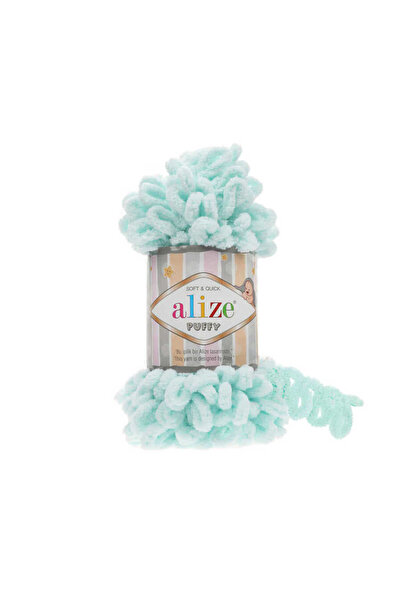 platin hediyelik Alize (5 bucăți) Puffy 15 fire de tricotat manual pentru pap...