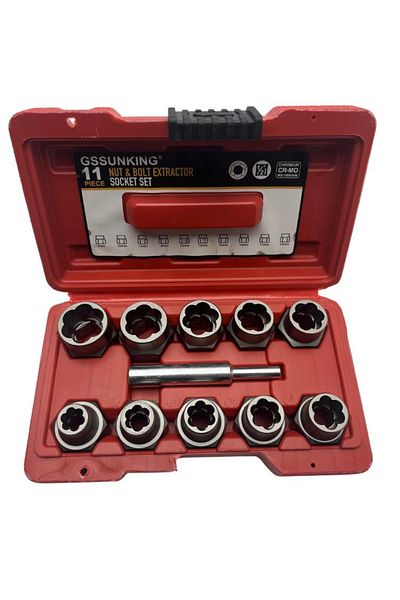 ÜLKÜ HIRDAVAT Licking Bolt Removal Set 1/2 11 Pieces