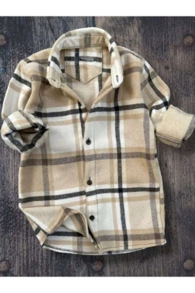 Genel Markalar Krem Oduncu Gömlek Kareli