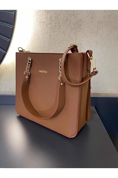 Armine Special Color Konbin Leather Handbag Designed as Hand and Arm Bag ARM.362.KHV