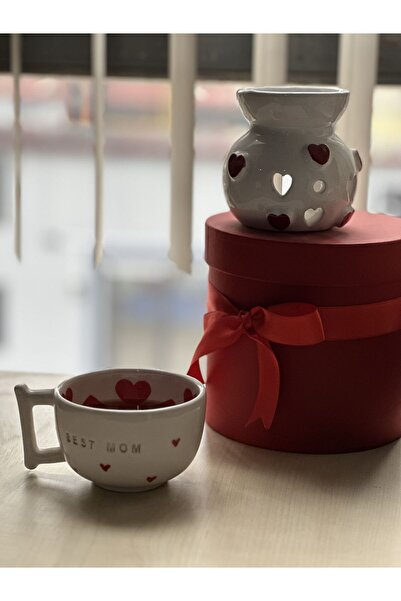 Genel Markalar Özel Kalpli Best Mom  Kupa