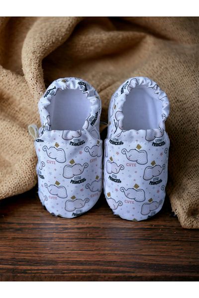 Kokopatik Little Elephant Organic Cotton Nursery-Home Booties