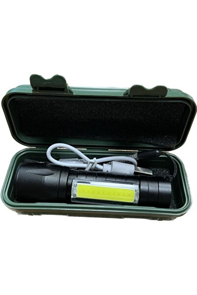 Cata Mini Boy Police El Feneri USB Şarjlı Taktikal Fener 3 Fonksiyon Cata CT-8024