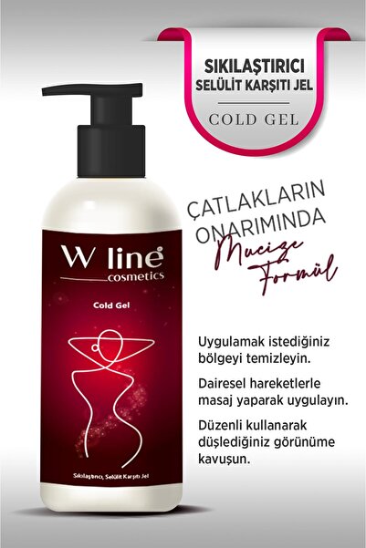 wline Selülit Ve Çatlak Karşıtı Bölgesel Için Soğuk Lipoliz Jel 250 Ml