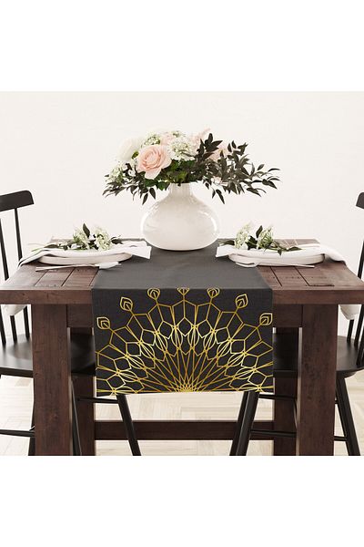 Filamente Ramadan Runner - Washable Micropetek Patterned Stain, 140x40