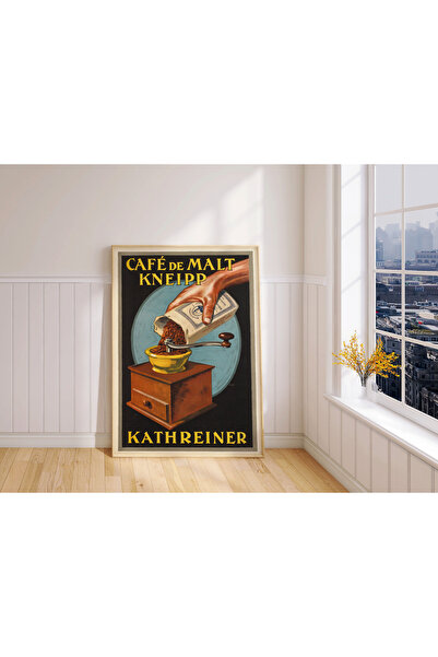 Pegziz Διακοσμητικό διαφημιστικό πανό Vintage Coffee 40x50cm