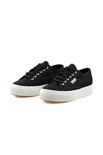 Superga 2740 Platform Black Kadın Günlük Ayakkabı 2740-PLATFORM-BLACK Siyah