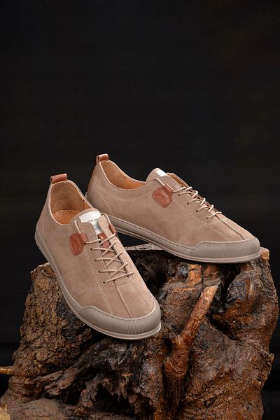 Pierre Cardin Ανδρικά παπούτσια 100% δερμάτινα βιζόν Casual που παρουσιάζουν κομψότητα και άνεση σε ένα μοντέλο με καινοτόμο στυλ