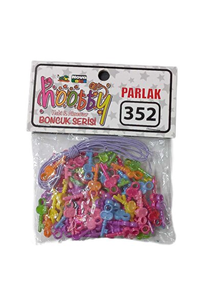 NOVA COLOR   PARLAK BONCUK SETİ    ANAHTAR    NC-352         (1 PAKET)
