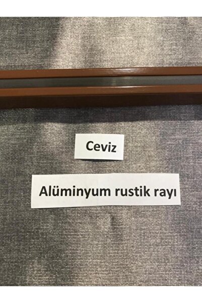 özdeğer home 155cm rustik perde rayı dekoratif perde korniş alüminyum perde k...