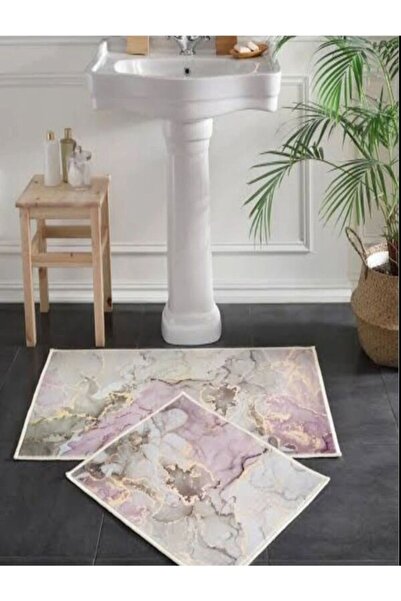 Taç Marble2'li Baskılı Paspas