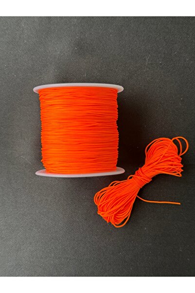 Bijumix Aksesuar 10 Metre Turuncu Paraşüt İpi – Dayanıklı Polyester Makrome v...