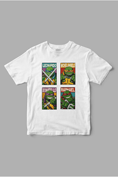 Gries تي شيرت مطبوع عليه سلاحف النينجا "Bro's