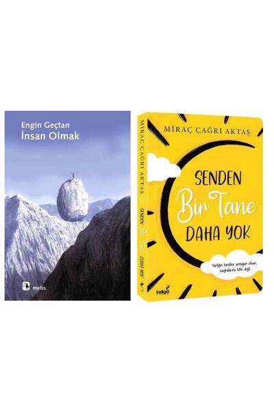 Metis Yayınları İnsan Olmak Engin Geçtan - Senden Bir Tane Daha Yok Miraç ÇAğrı Aktaş