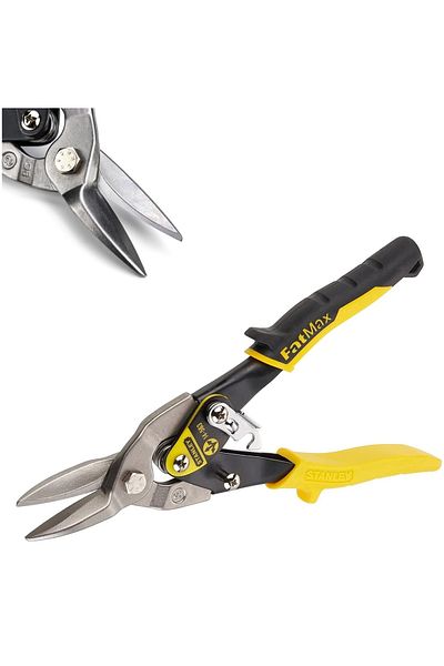 Stanley 250 Mm Hair tin aluminum Cutting Scissors Flat mouth fatmax hairdresser