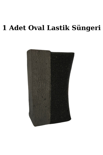 föwer Lastik Parlatma Süngeri Oval ve Uygulama Süngeri