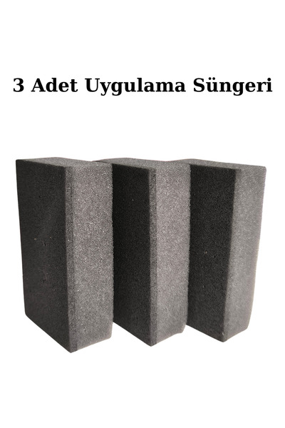 föwer Lastik Parlatma Süngeri Oval ve Uygulama Süngeri