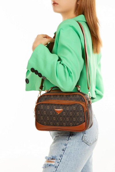 Linatigers Γυναικεία τσάντα χειρός και ώμου με λουράκι με σχέδιο