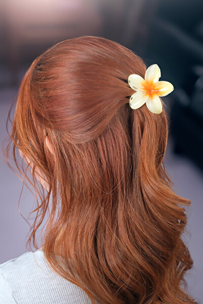 Chillin' مشبك شعر نسائي عالي الجودة على شكل زهرة اللوتس بلوميريا ألوها هاواي