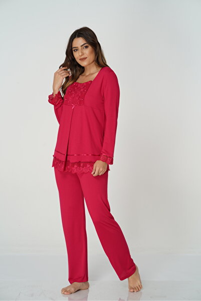 by İGP Effortt Cherry trudnička pidžama sa dugim rukavima, Pamuk komada