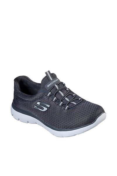 SKECHERS SUMMITS Women's Gray Sports Shoes - 12980 CHAR