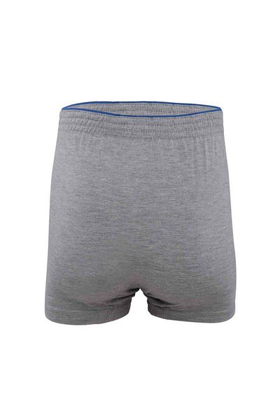 Tutku Estevia Sims 117 Grey Combed Cotton Straight Boxer - Συσκευασία των 3