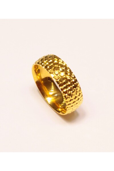 Hakan Güler Kuyumculuk 22 Ayar Altın Taşsız Desenli Alyans