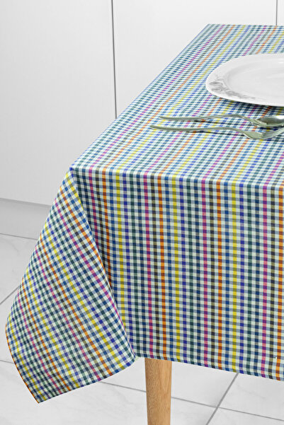 Soft Kare سجادة نزهة صغيرة منقوشة بمربعات مقاس 130 × 170 مع خيارات الحجم