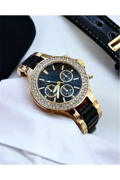 pullmarkt Stone Detailed Women's Wrist Watch