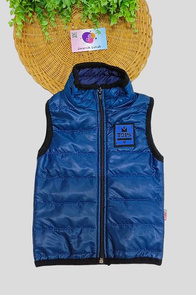 dinamik çocuk Girl's Boy's Puffer Vest Unisex (Thin) Seasonal