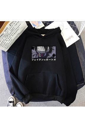 DWN WEAR Hunter X Hunter Feitan Face Kap onlu Sweatshirt Fiyat Yorumlar Trendyol