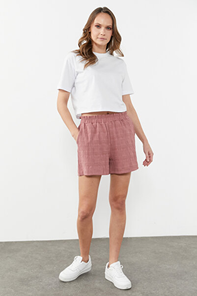 PAULMARK Beli Lastikli Şort