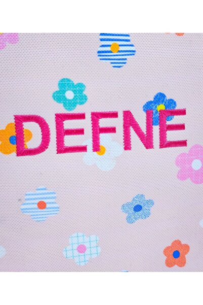 Tosbiş [ Kişiye Özel Isimli ] Renkli Çiçekler 0-8 Yaş Çocuk Sırt Çantası, Kreş - Anaokulu Çantası