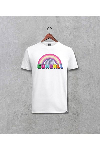 Pisa Art Μπλουζάκι Unisex με τυπωμένο σχέδιο με λογότυπο Black Gumball