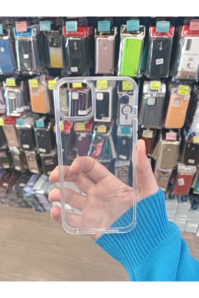 ABC İPHONE 15 PLUS ŞEFFAF SİLİKON KILIF