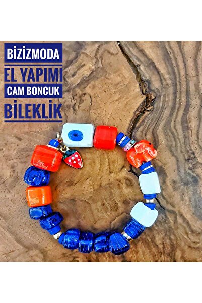 bizizmoda Glass Basement Bead Charm Murano Evil Eye Bead Bracelet Evil Eye Be...