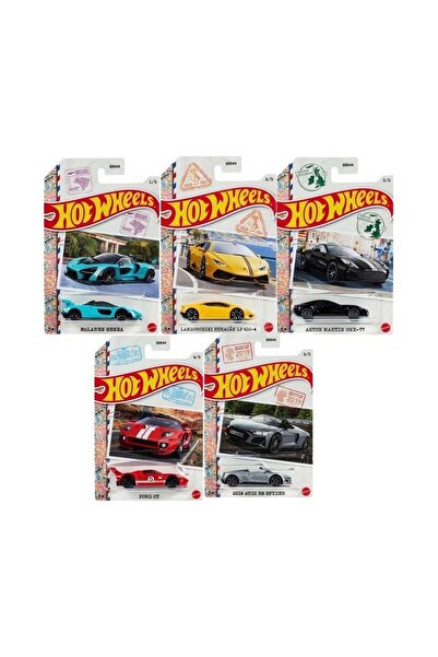 HOT WHEELS Uluslararası Arabalar 5'li Tam Set