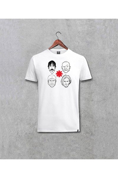 Pisa Art Унисекс тениска с щампа на Red Hot Chili Peppers от Rhcp